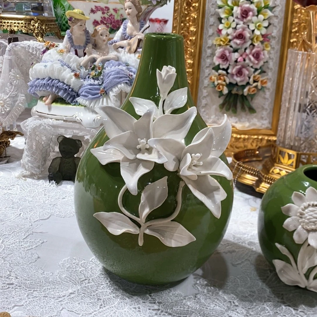 摆件福利出口高温瓷花瓶