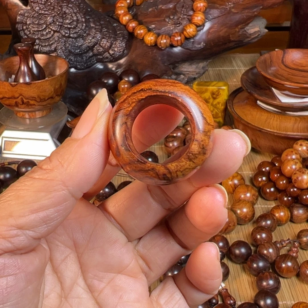 黄花梨/降香黄檀海南黄花梨板指