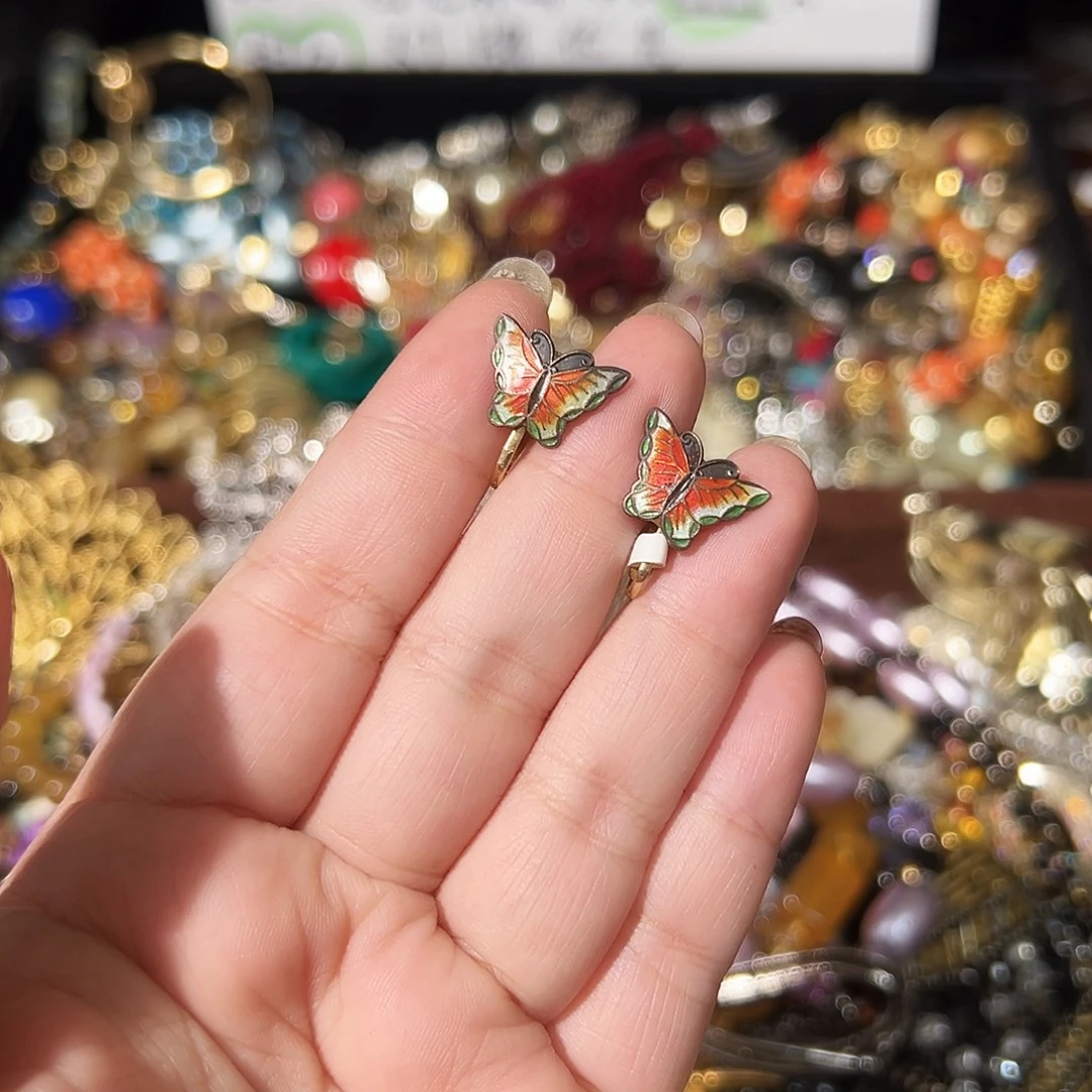 纯铜合成碳硅石耳夹 不退换