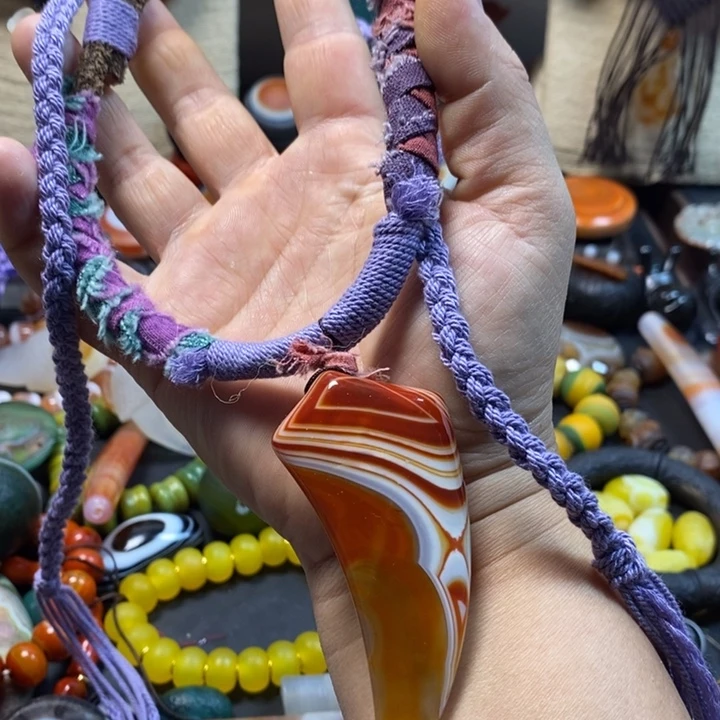 玛瑙/玉髓未镶嵌颈饰