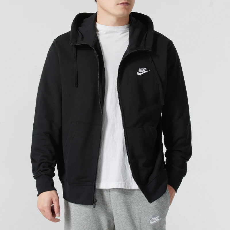 Nike耐克新款男装新款连帽运动外套休闲服上衣开衫针织夹克BV2649