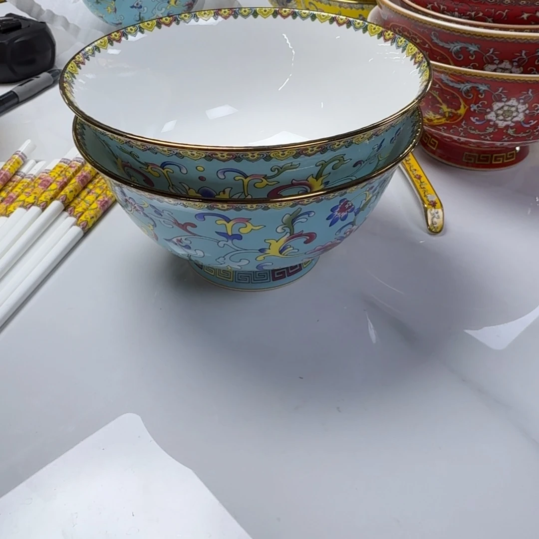 景德镇珐琅彩餐具