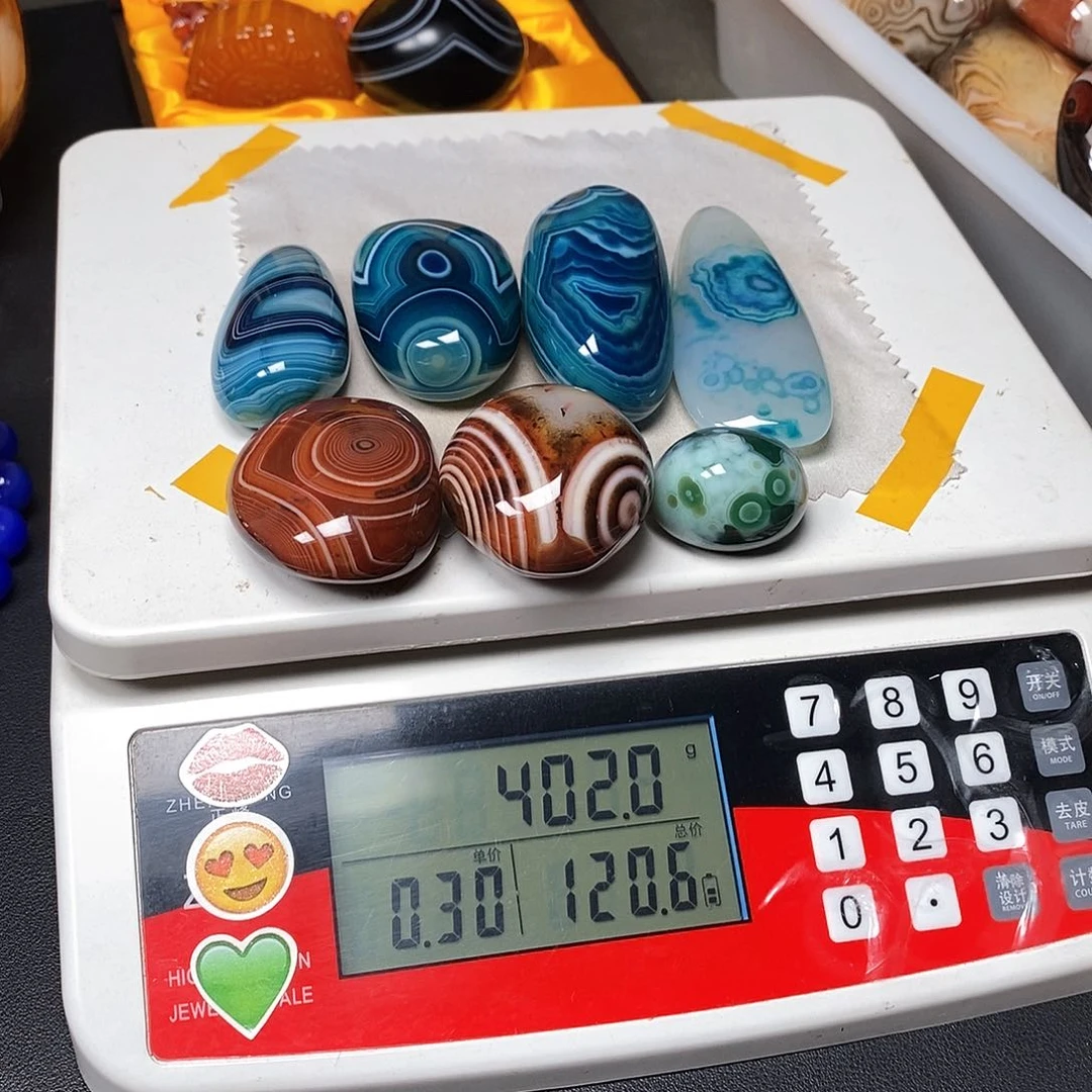 玛瑙/玉髓三毛未镶嵌有****~