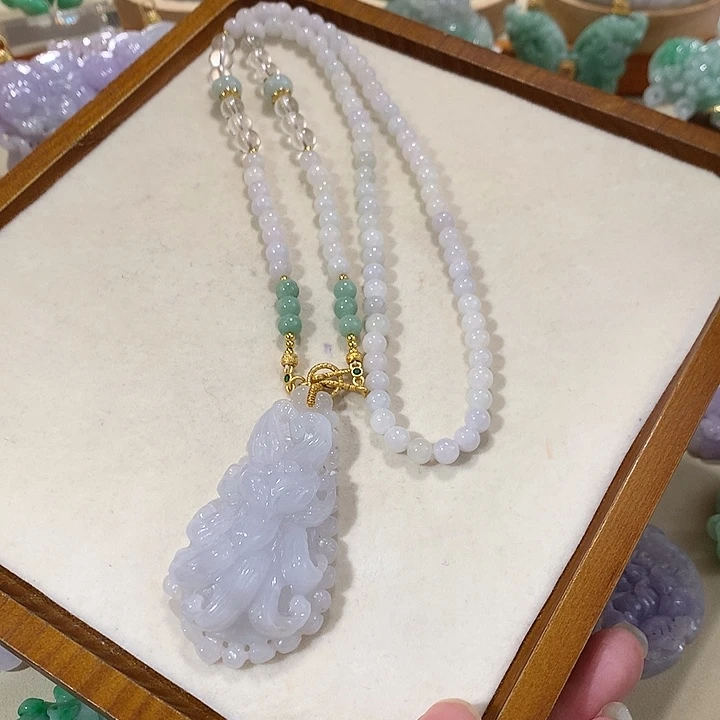翡翠未镶嵌颈饰翡翠吊坠
