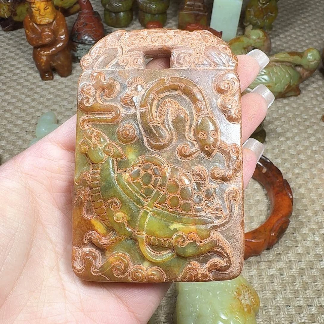 白玉菩提吊坠挂件