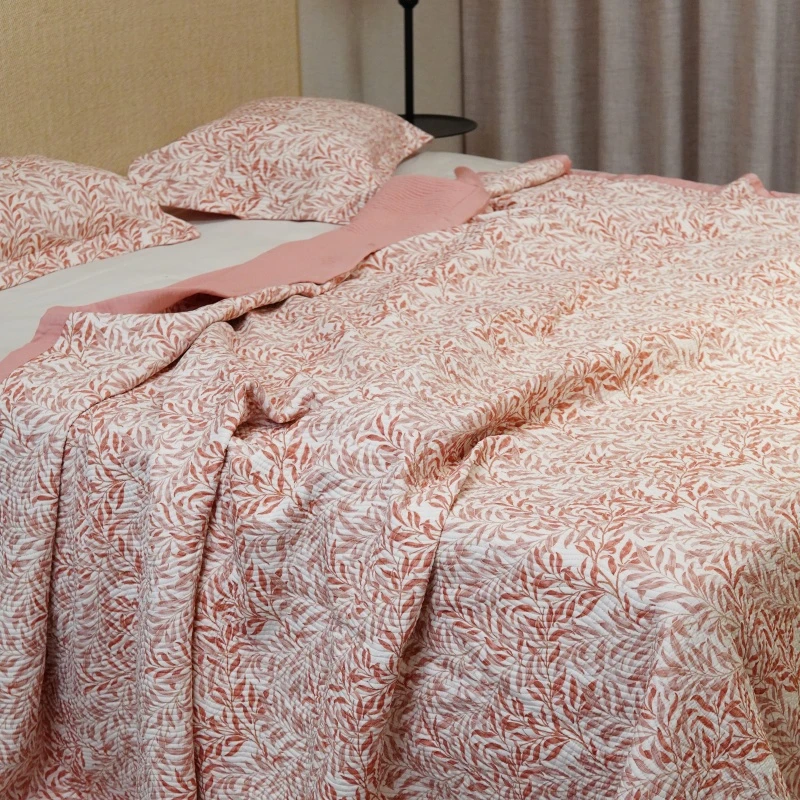 Cieltown夏尔小镇树叶细语床盖三件套