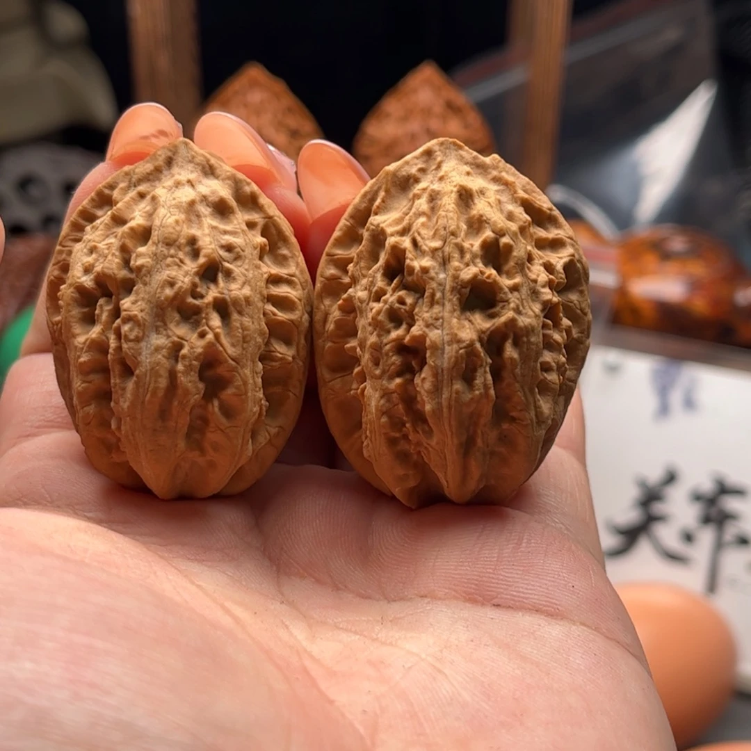 文玩核桃把件关东木子家楸大胖70
