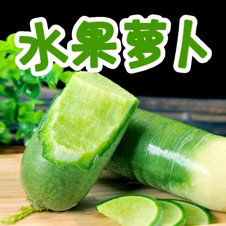 【带箱五斤】新鲜水果萝卜农家自种青萝卜微辣带甜产地直发