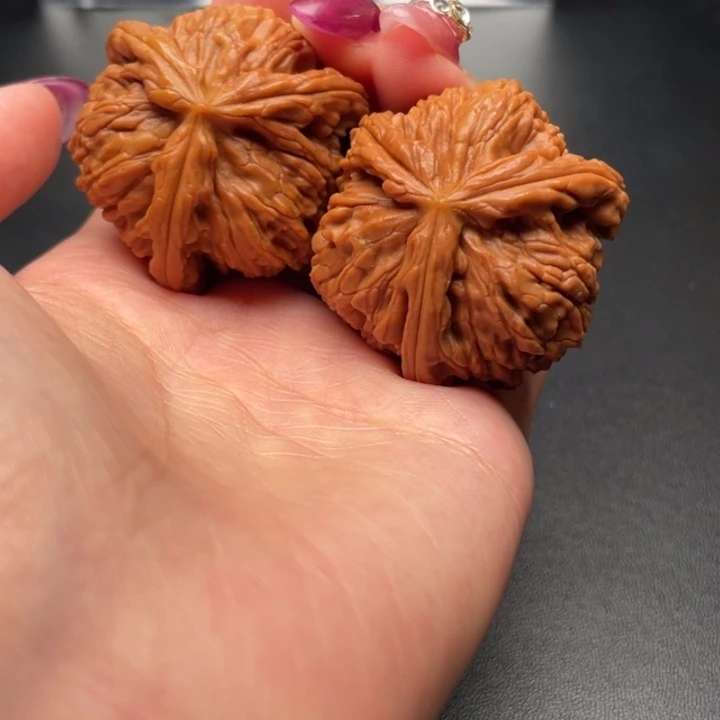 猫***茄吊坠文玩核桃白狮子