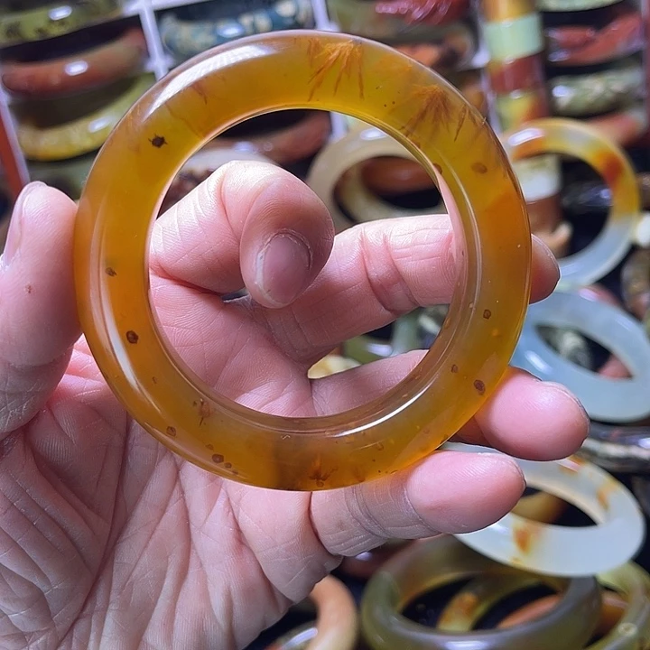 蛇纹石玉合金手镯