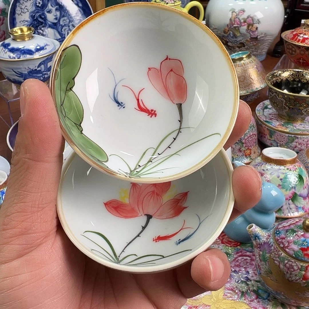 景德镇手工手绘陶瓷主人杯