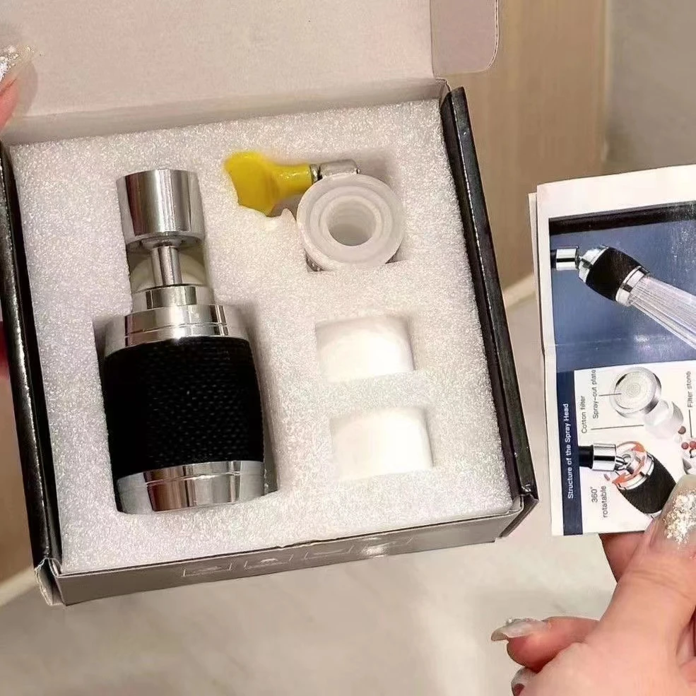 360度旋转三档水龙头厨房水槽家用增压过滤防溅通用型万向