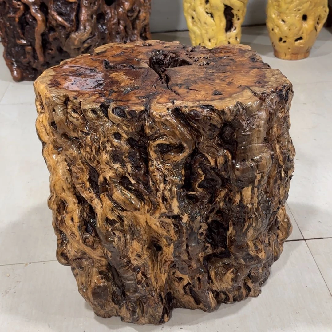 幸***远龙纹鸡心枣木手工艺品