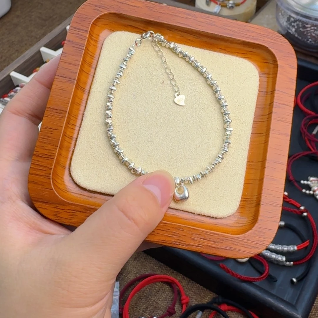 足银布艺实心碎银