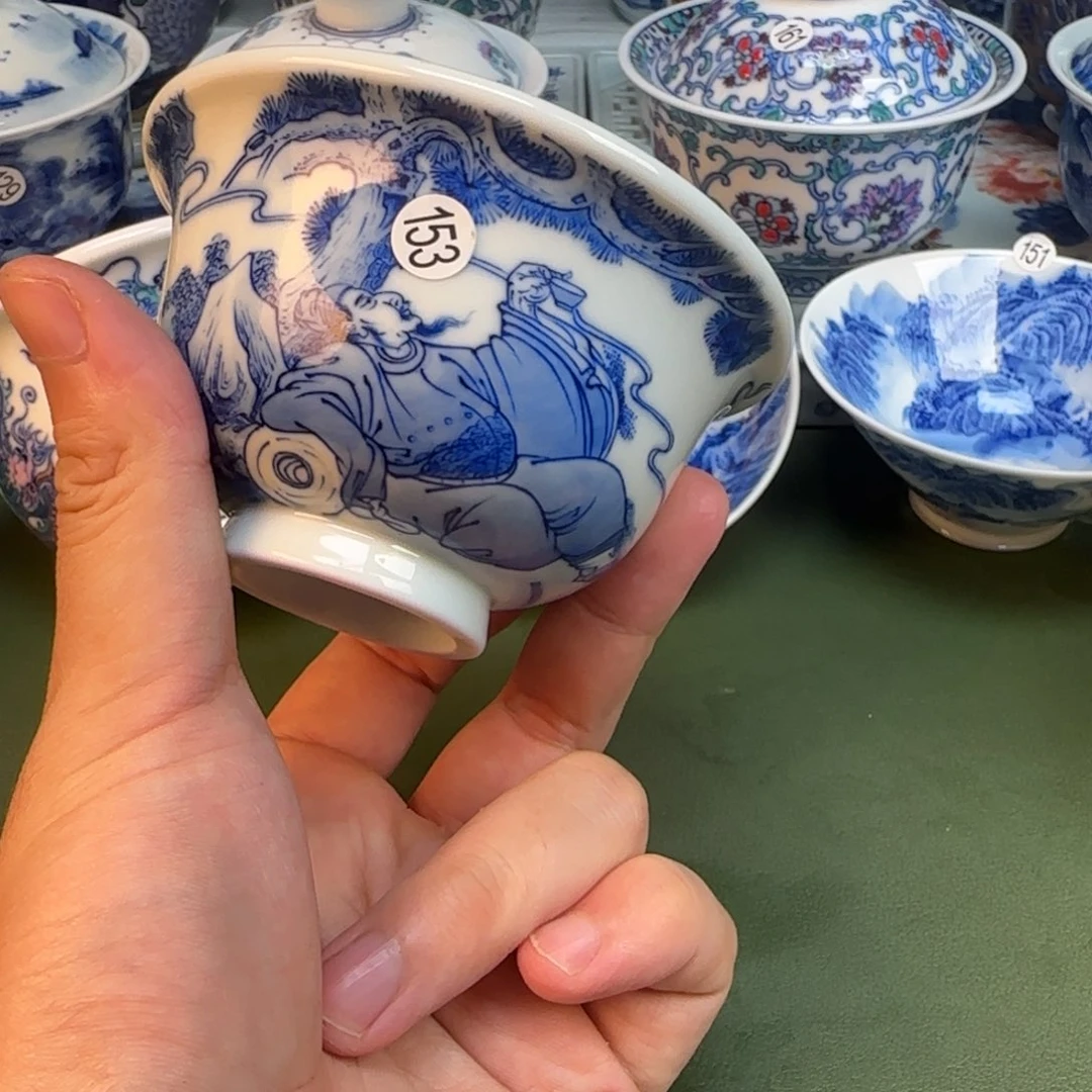 彦祖纯手工手绘茶具153