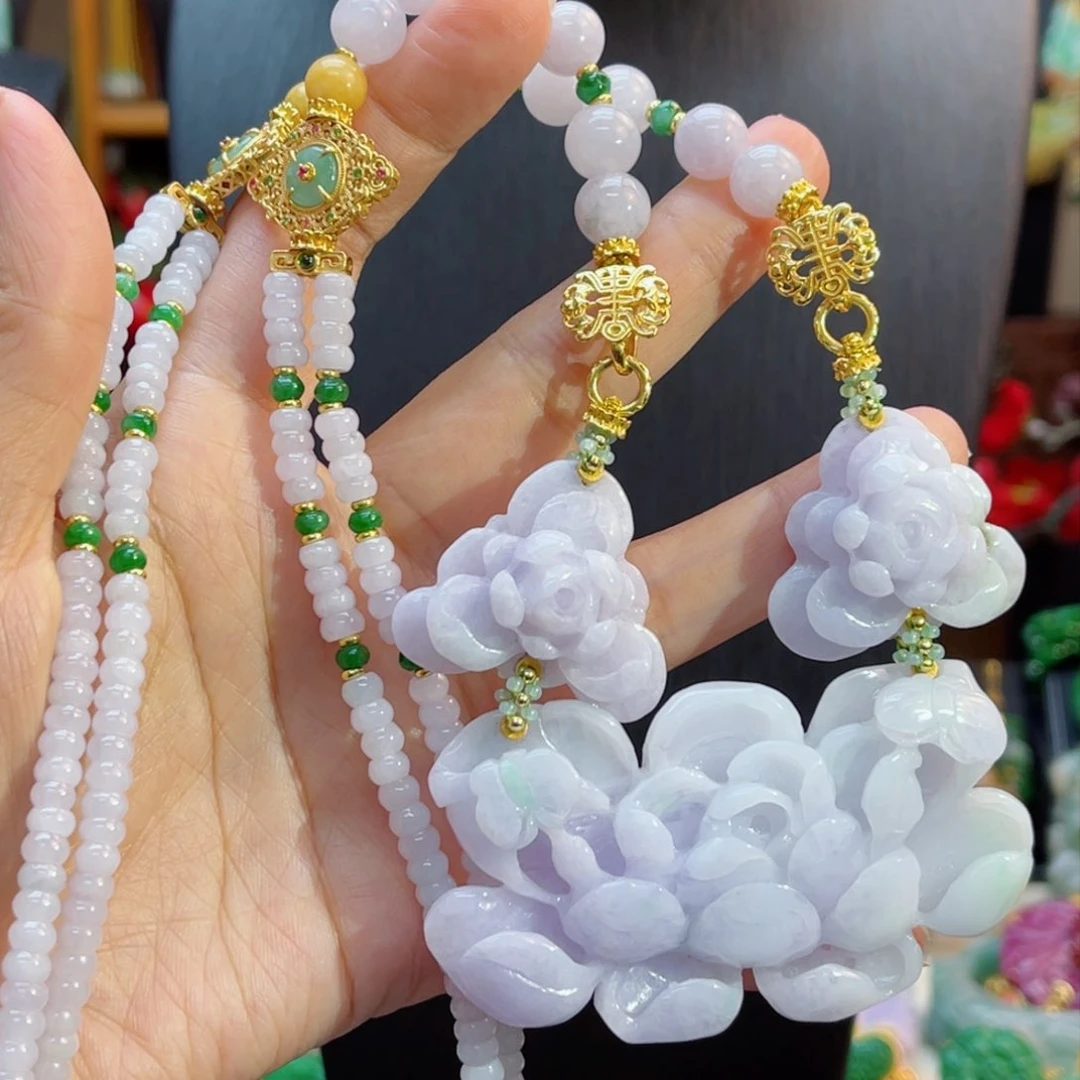 翡翠毛衣链未镶嵌48小时鉴赏期