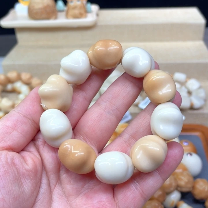 菩提根/象牙果手串星星十颗6-13-86