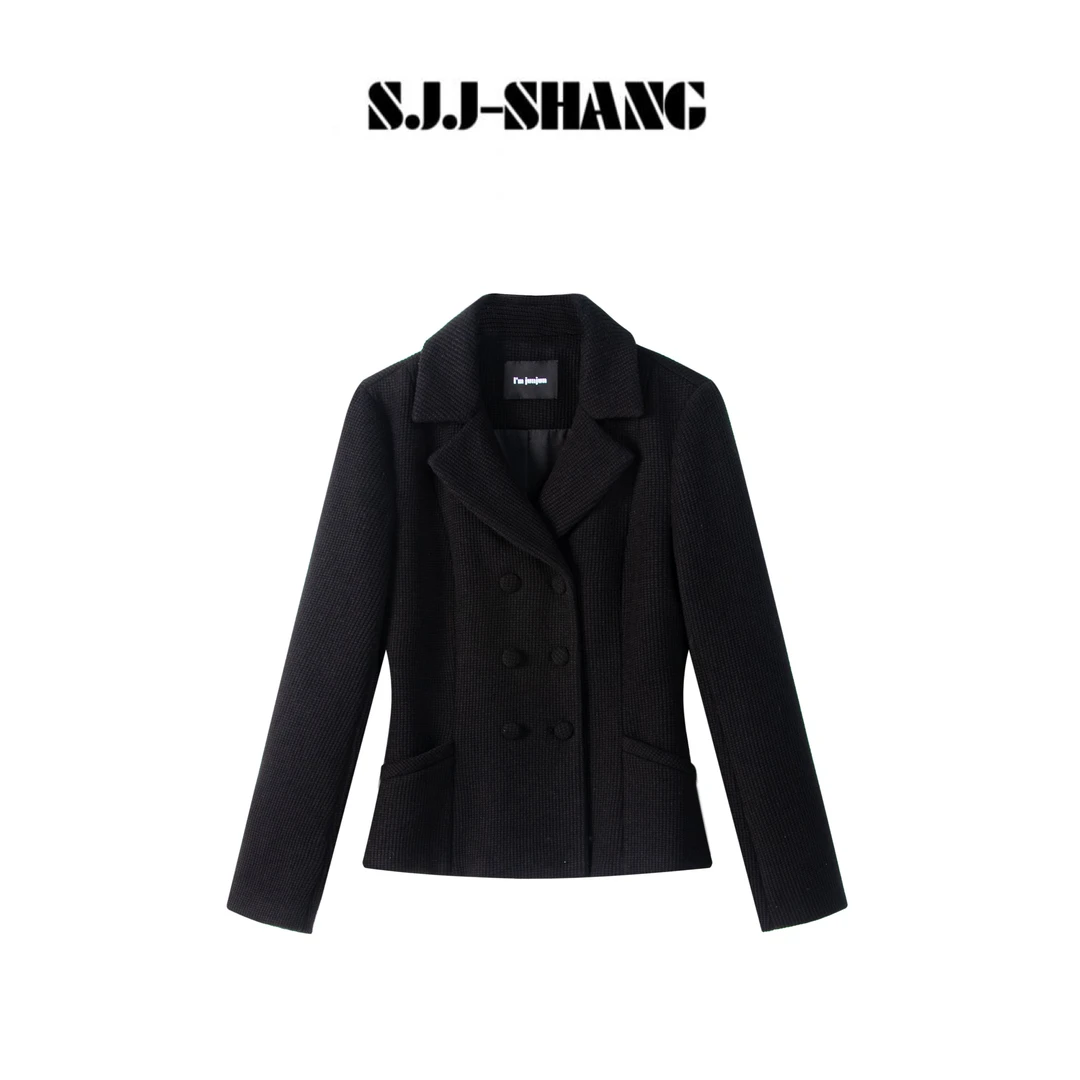 SJJ-SHANG【墨迪】新经典小香风精纺时髦高级感西装外套q135685p