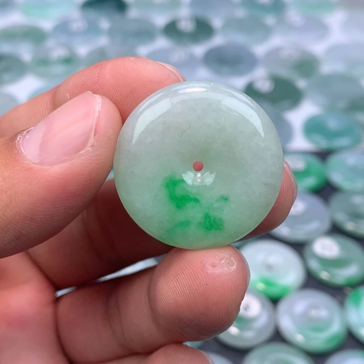 翡翠未镶嵌颈饰缅甸天然A货翡翠29.3-6.2