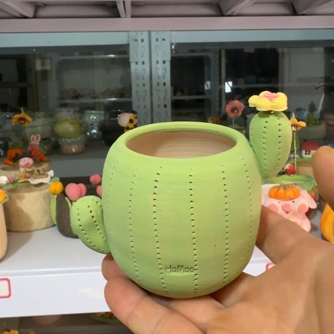 厂家直销手工花盆摆件