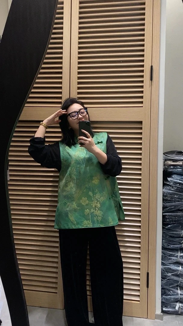 丸子姐姐春季新品/重工国风马甲