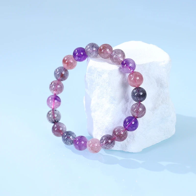 【晶锐珠宝推荐】黑加仑超七单圈（多样性发其一）