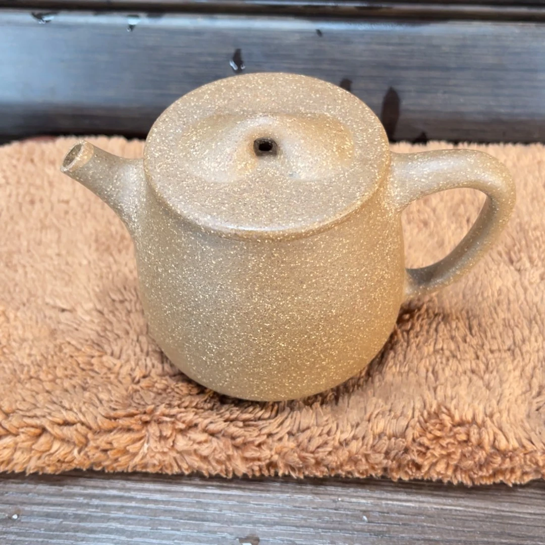 荷***花紫砂茶壶高端200cc段泥高瓢