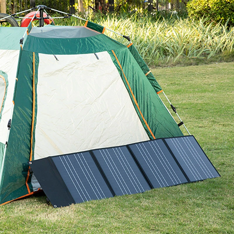 太阳能充电板户外光伏12v发蓄电池器快充电宝便携折叠单晶硅正品