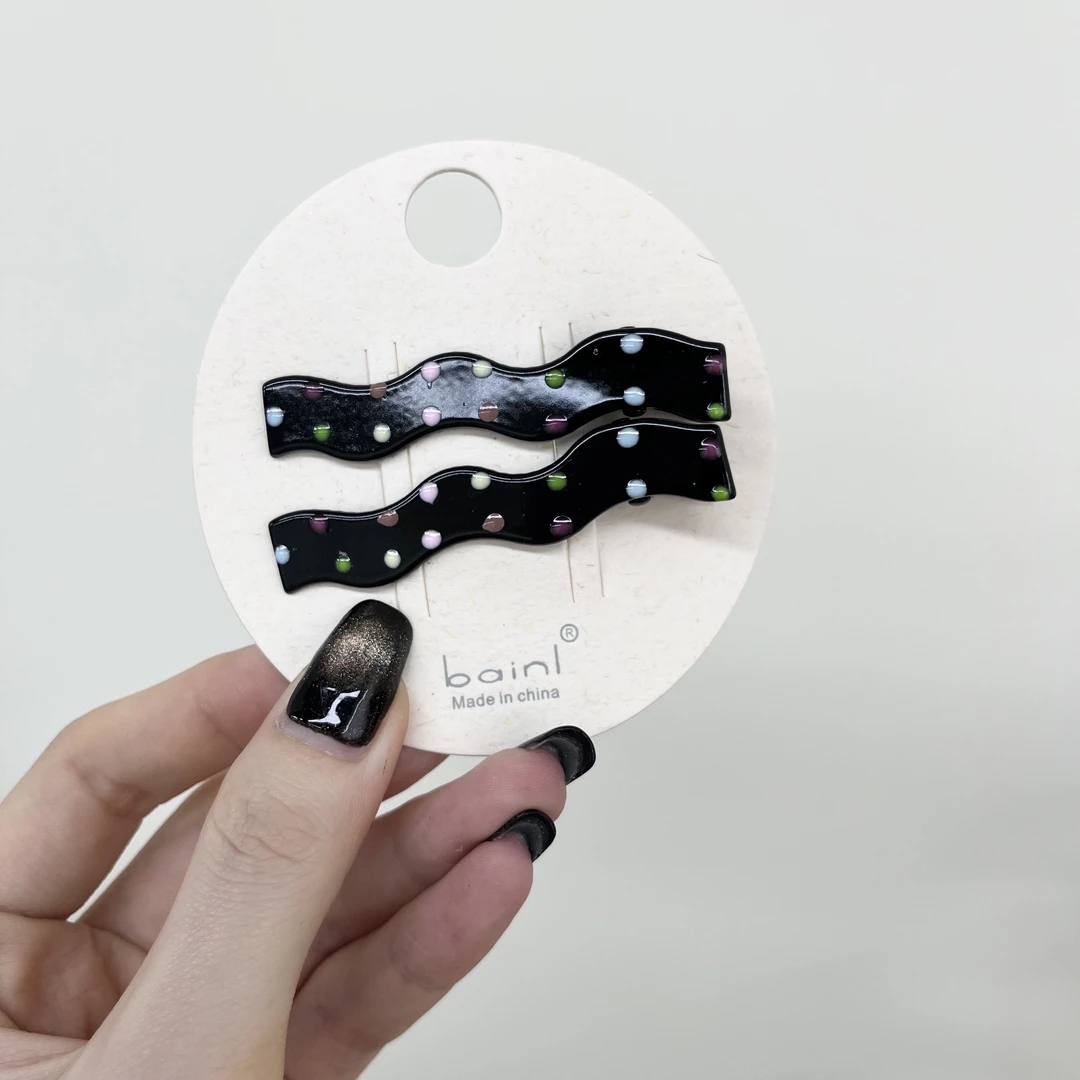 L645鸭夹默认风格韩版韩式发夹夹子饰品发卡弹簧夹气质简约头饰