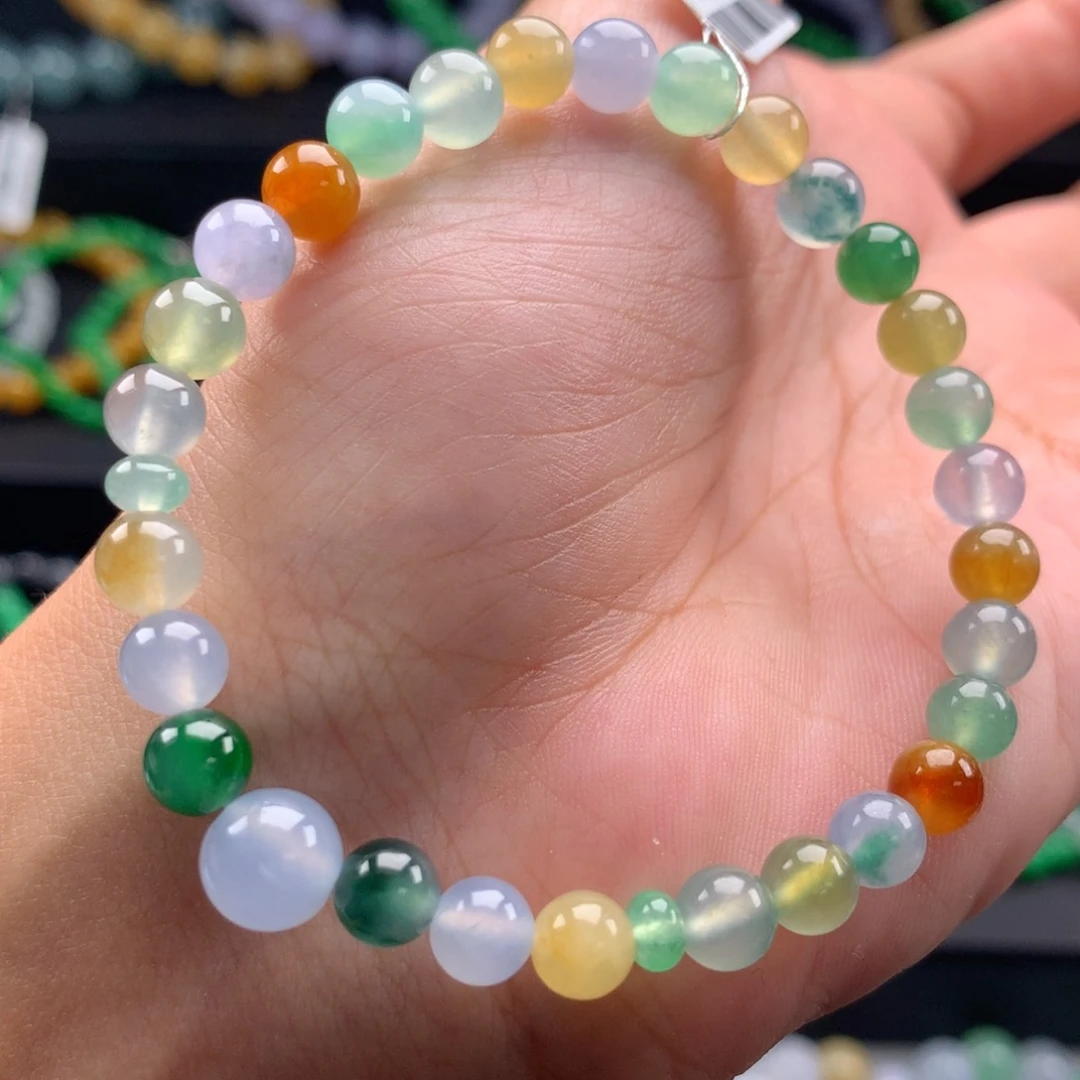 翡翠未镶嵌毛衣链