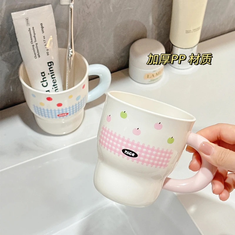 漱口杯可爱儿童高颜值牙刷杯家用便携情侣牙缸牙具洗漱杯2025新款