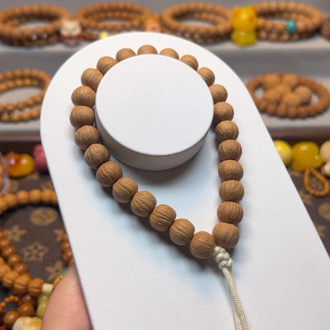 猴头核桃手串11原皮原色南瓜