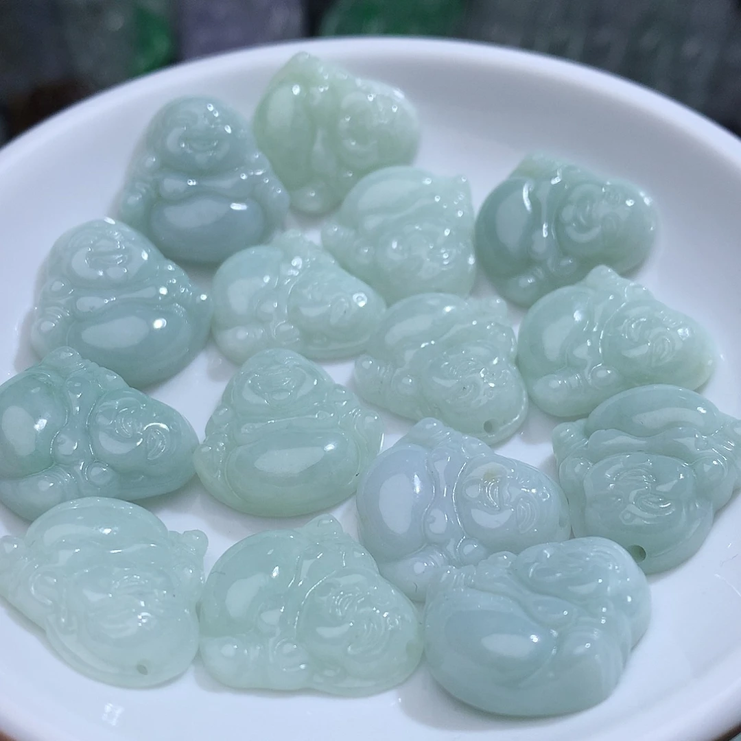 翡翠未镶嵌颈饰发样性发1个