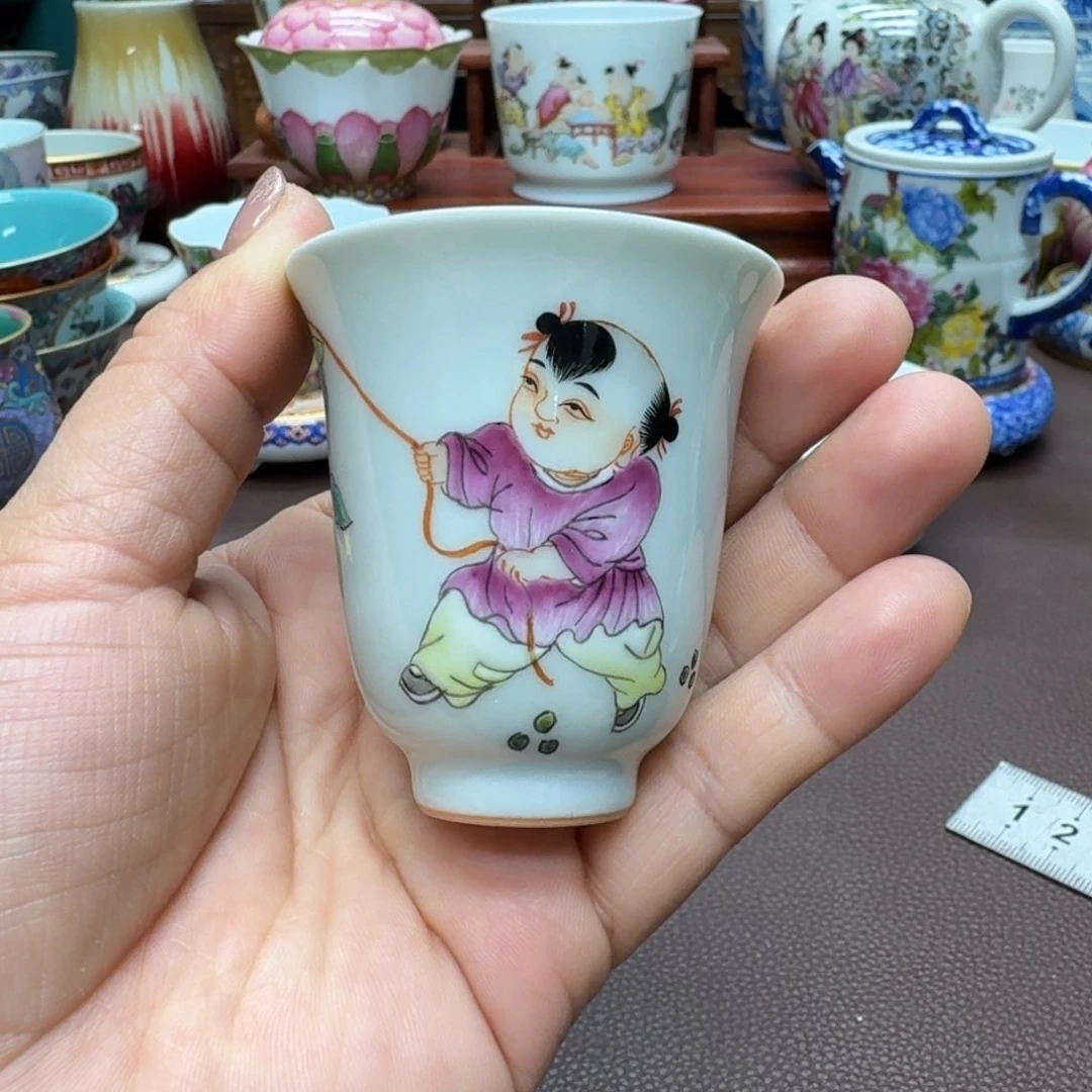 瓷片景德镇仿古手工制作精品展示