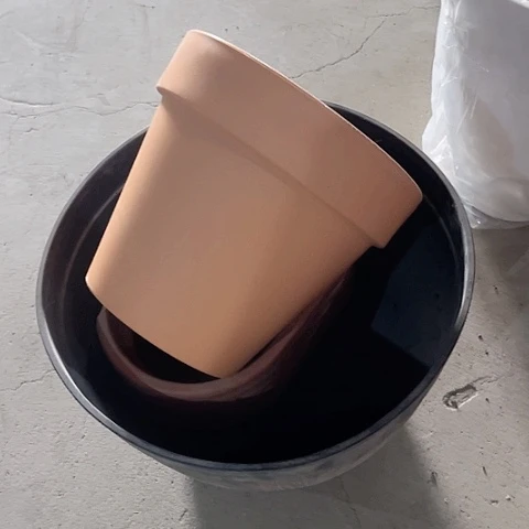 树脂壁画盆5红➕瑕疵酒桶盆1个第罗马3无托