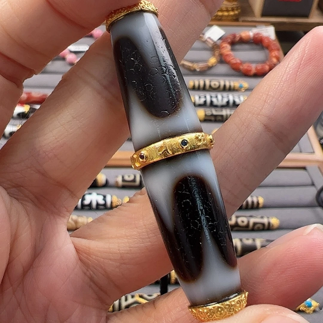 【闪购商品】玛瑙/玉髓颈饰18K金镶嵌一个