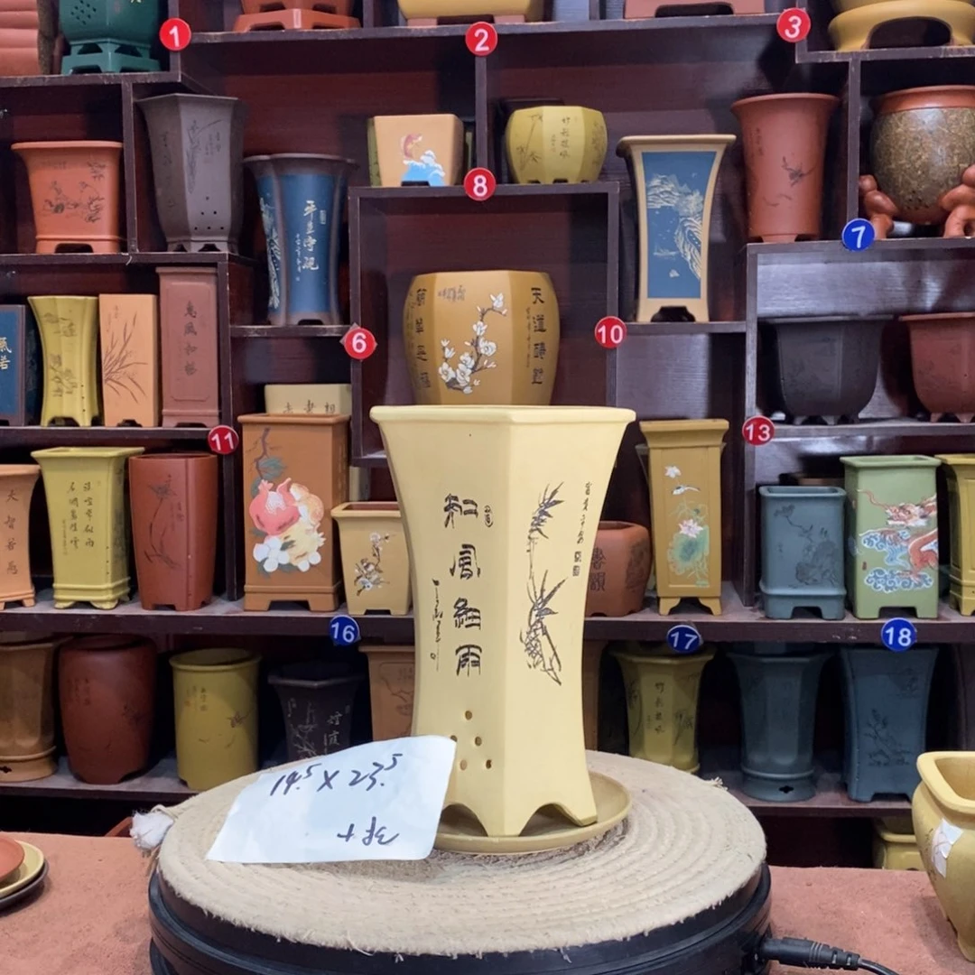 紫砂艺术紫砂花盆