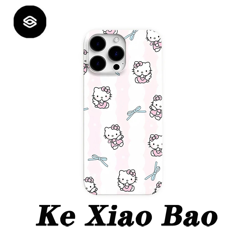 蝴蝶结猫咪适用于苹果16pro手机壳15promax小众14/13pro可爱12/11