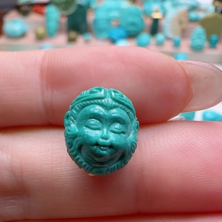 关***心未镶嵌绿松石配饰