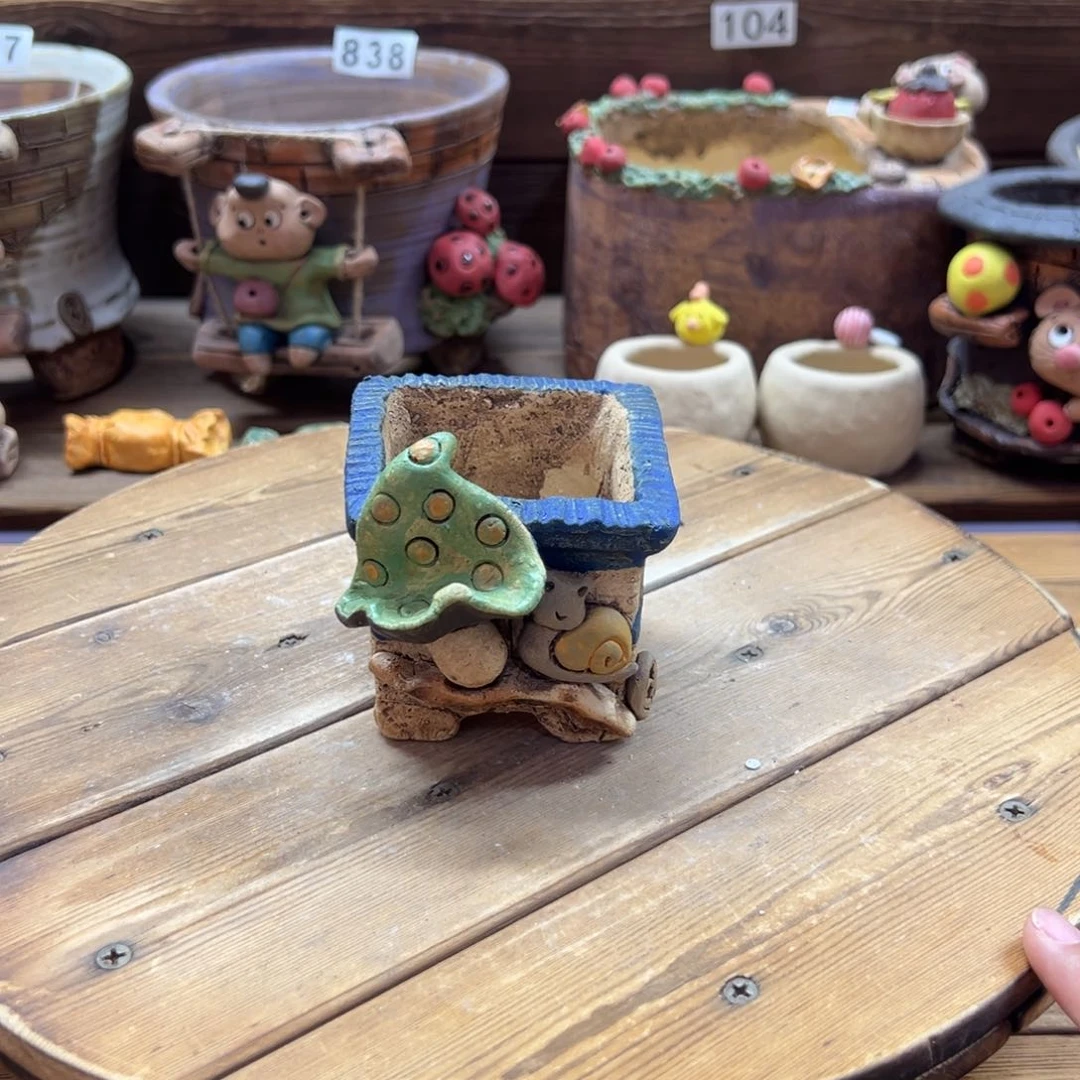嘻哈多肉花盆百搭