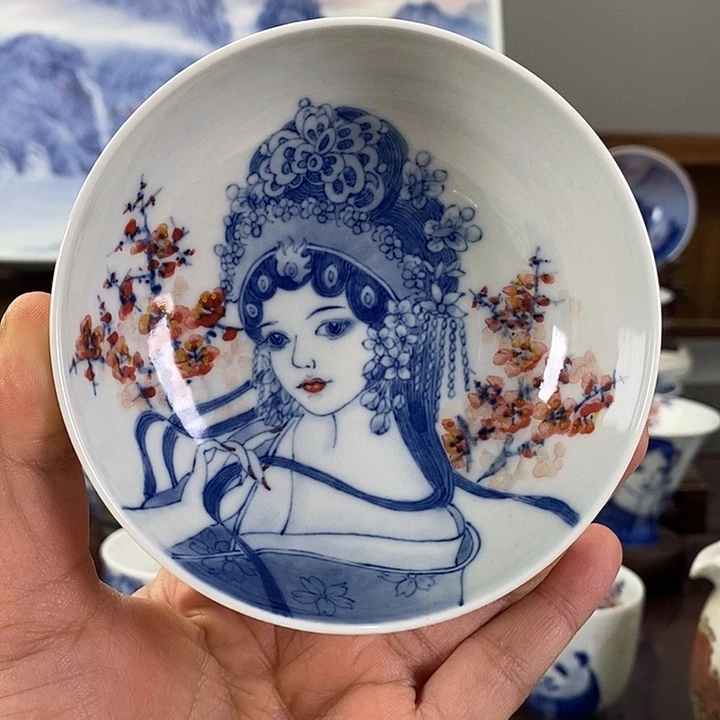 杯景德镇手工手绘陶瓷，高亮兴老师作品