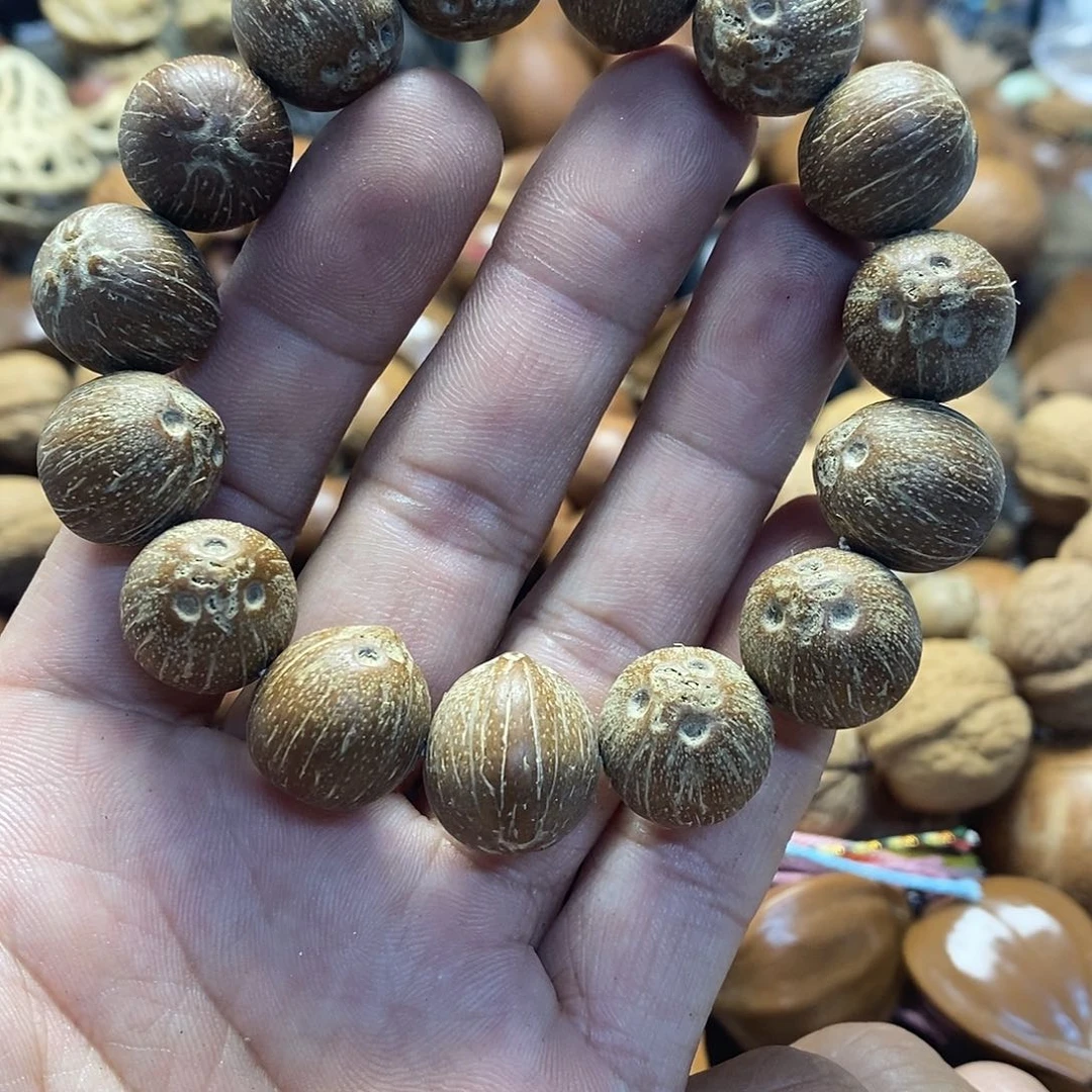 吊坠橄榄核原皮紫金鼠直径17