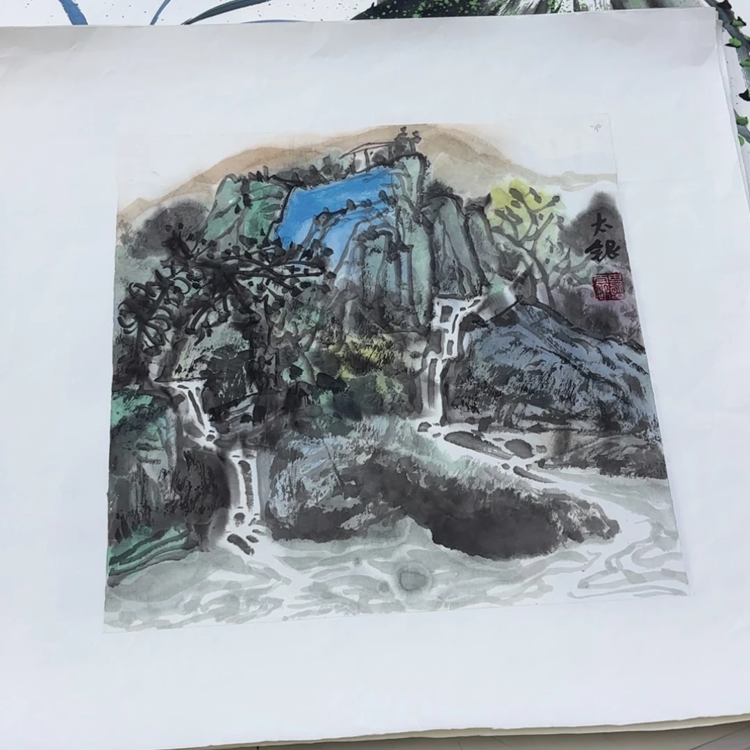 国画国画老师作品刘