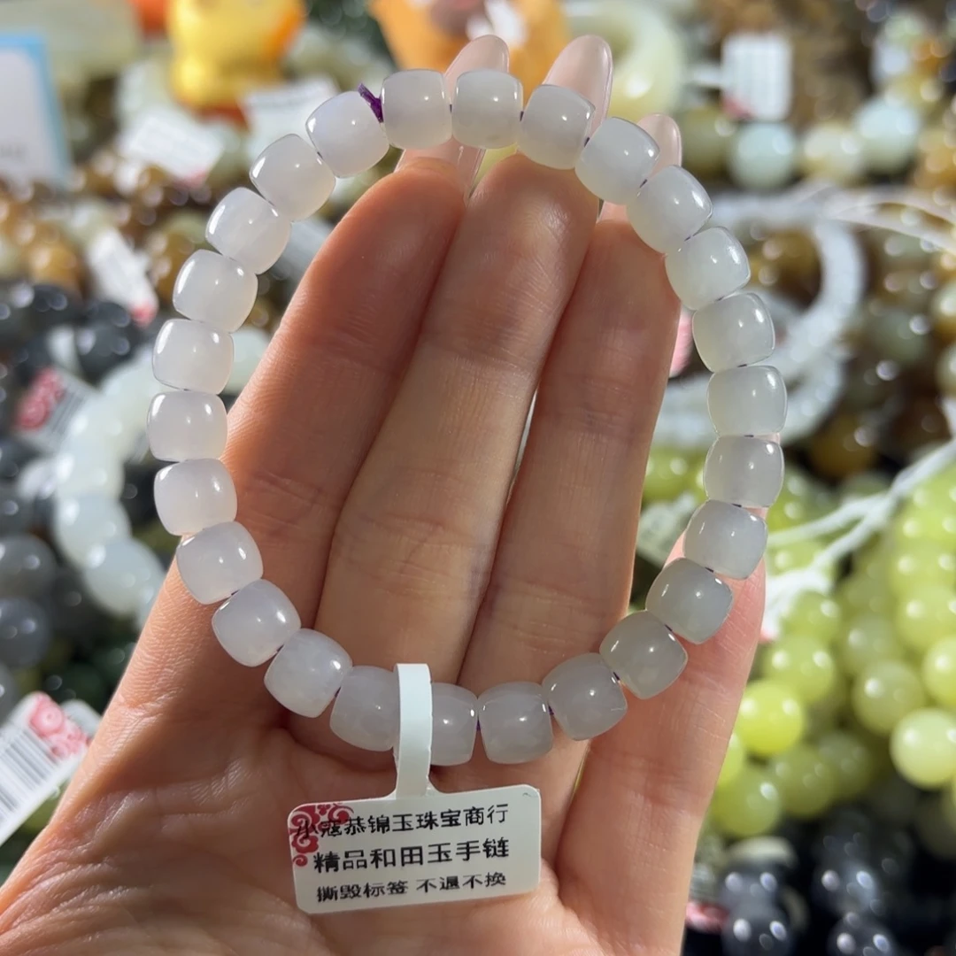 和田玉未镶嵌手串215