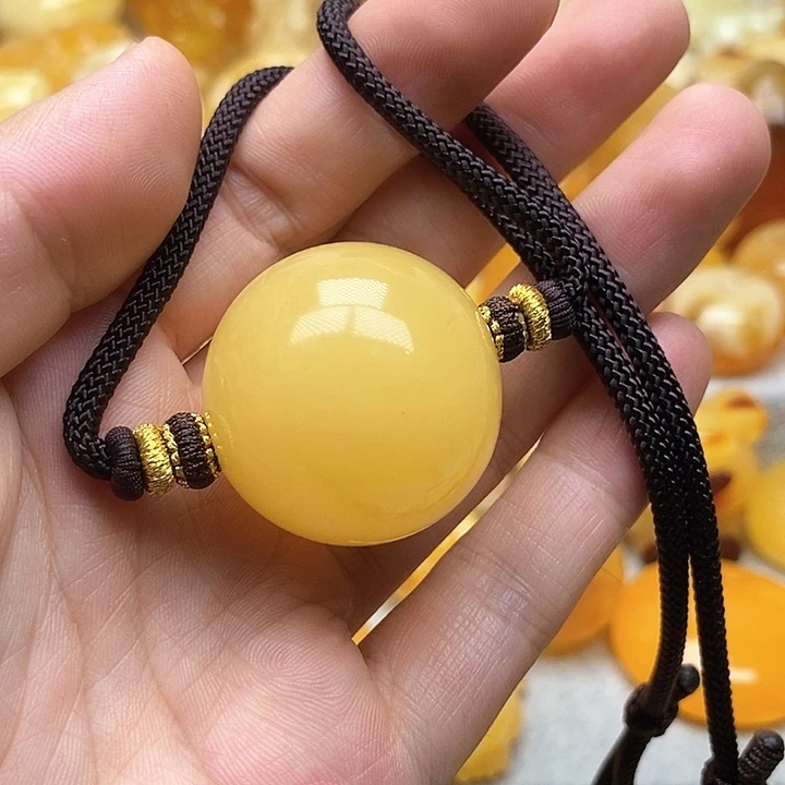 未镶嵌颈饰琥珀琥珀蜜蜡吊坠