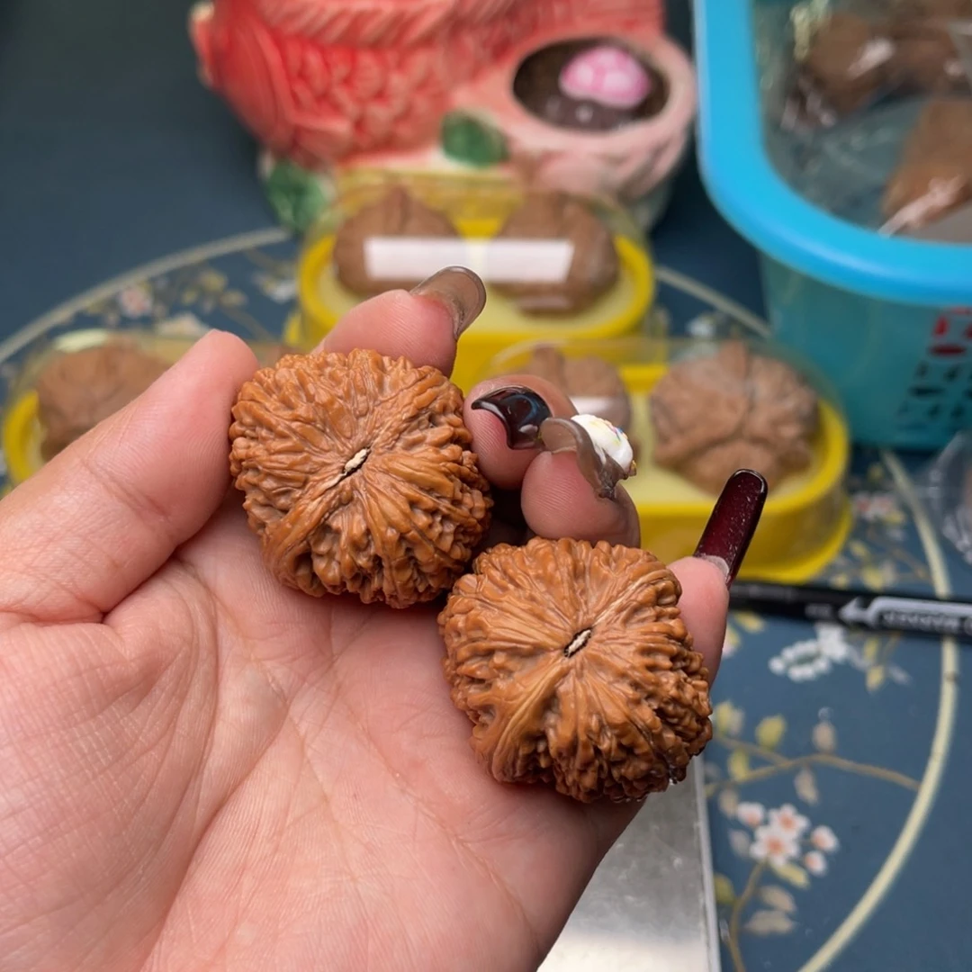 文玩核桃把件小*物大蒜头36