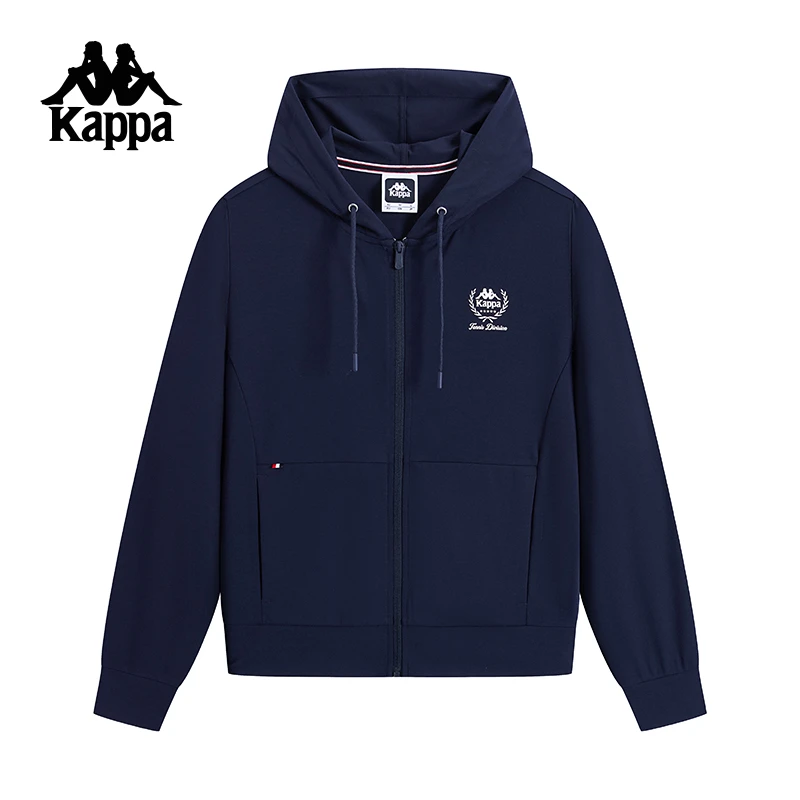 Kappa卡帕背靠背2025新款春季复古运动外套女款开衫休闲上衣