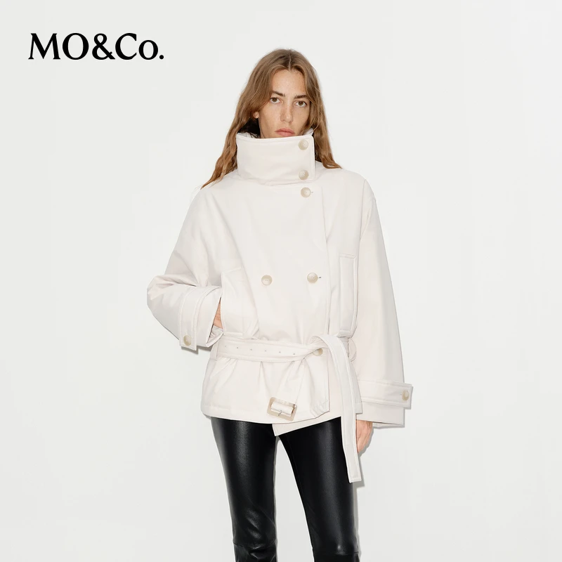 【诗语专属】MOCO羽绒服防风防水冬90%鸭绒(附腰带)MBD4EINT13