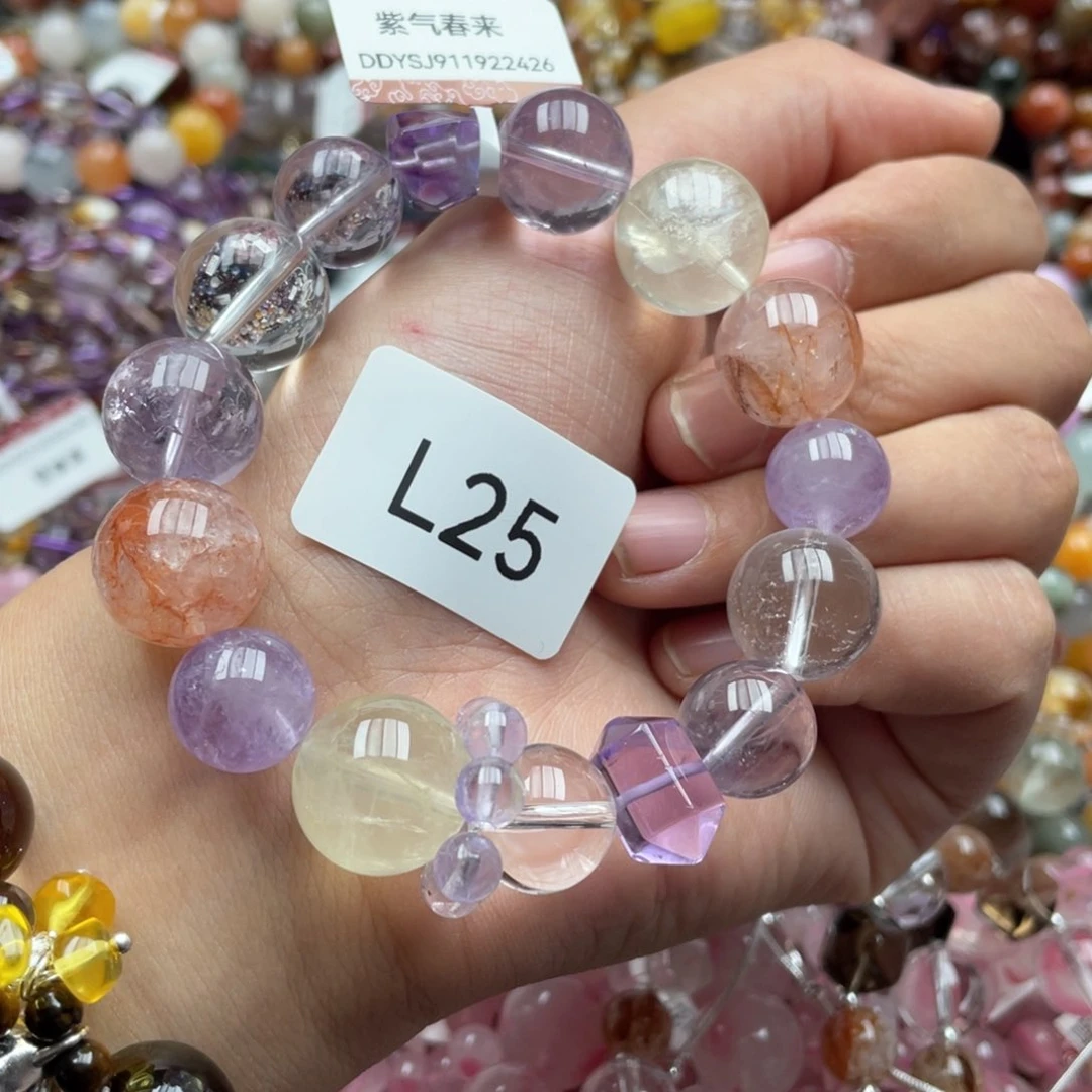 未镶嵌手链水晶多样性发一只