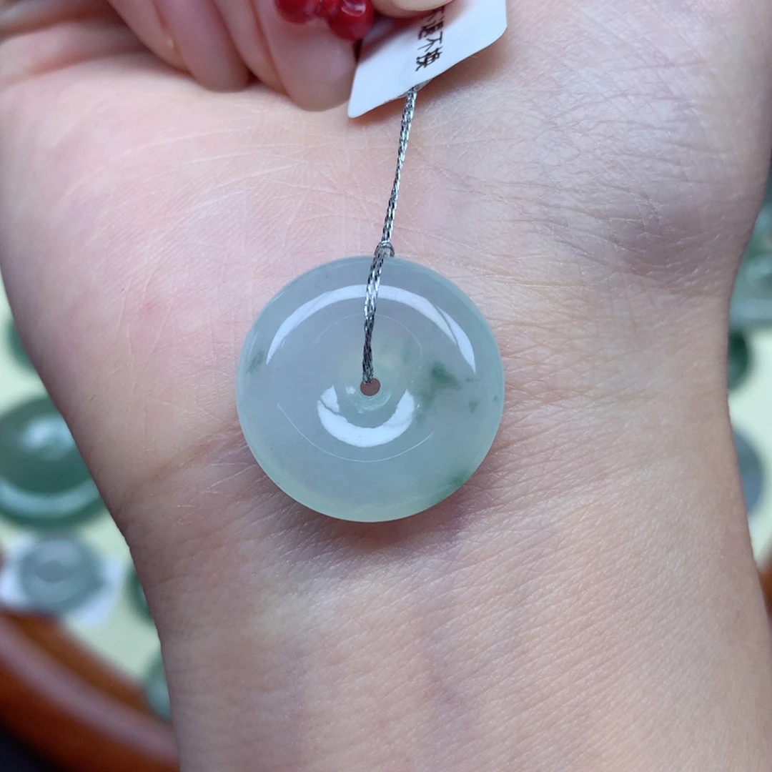 翡翠未镶嵌颈饰吊坠19.3/6mm